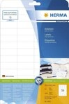 HERMA Etiketten Herma 5052 Etiketten Premium A4 wei&szlig; 52,5x21,2 mm Papier matt...