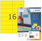 HERMA Etikettenpapier Herma Etiketten permanent haftend 105 x 37 mm gelb 100 Bl 1600
