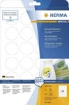 HERMA Etikett Etiketten A4 wei&szlig; &Oslash; 40 mm rund Movables/abl&ouml;sbar Papier matt...