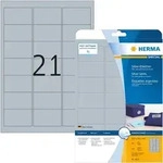HERMA Etikett Herma Etiketten permanent haftend 63,5 x 38,1 mm Folie silber