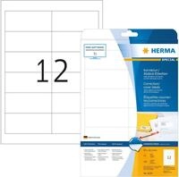 HERMA Etiketten Etiketten wei&szlig; Korrektur/Abdeckband 96,5x42,3mm Special A4