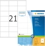 HERMA Etikettenpapier Herma Etiketten permanent haftend 70 x 42 mm weiss PREMIUM 500
