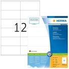 HERMA Etikettenpapier Herma Etiketten permanent haftend 105 x 48 mm weiss PREMIUM 500