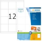 HERMA Etikettenpapier Herma Etiketten permanent haftend 70 x 67,7 mm weiss...