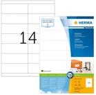 HERMA Etikettenpapier Herma Etiketten permanent haftend 105 x 39 mm weiss...