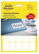 Avery Zweckform Etiketten 560 AVERY Zweckform Etiketten 3321 wei&szlig; 32,0 x 23,0...