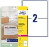 Avery Zweckform Etiketten 25 Folien-Versandetiketten L7996-25 wei&szlig; 199,6 x...