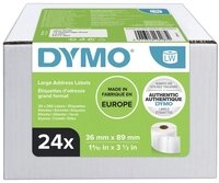 DYMO Etiketten Rollenetiketten,89 mm x 36 mm, permanent S0722390