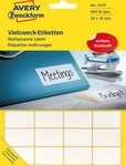 Avery Zweckform Etiketten Etiketten 29x18mm VE=960 St&uuml;ck wei&szlig;