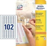 Avery Zweckform Etiketten Preis-Etiketten 26x16 mm Preisetikett 25 Blatt/2550