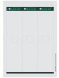 LEITZ Etiketten Leitz 75 Ordneretiketten grau f&uuml;r 8,0 cm R&uuml;ckenbreite