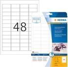 HERMA Etikett Herma Sicherheitsetiketten Folie stark haftend 45,7 x 21,2 mm...