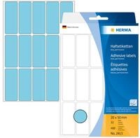 HERMA Etiketten Vielzweck-Etiketten 20x50mm blau VE=480 St&uuml;ck