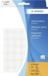HERMA Etiketten HERMA 2240 Etiketten permanent, &Oslash;16mm, 1728 St&uuml;ck, wei&szlig;