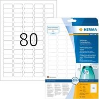 HERMA Etiketten Preisetiketten wei&szlig; Movables/abl&ouml;sbar 35,6x16,9mm Special A4