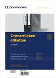 Soennecken Hinweisschild Soennecken Ordneretikett 66309 breit/kurz sk wei&szlig; 400
