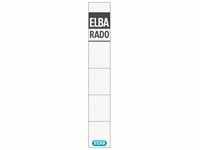 ELBA Organisationsmappe 10 ELBA Einsteck-Rückenschilder weiß für 5
