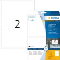 HERMA Etikett Herma Etiketten stark haftend 190 x 135 mm Folie weiss