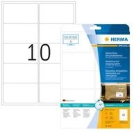 HERMA Etiketten 250 Folien-Versandetiketten 8330 wei&szlig; 99,1 x 57,0 mm