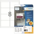 HERMA Etikett Herma Etiketten stark haftend 99,1 x 67,7 mm Folie weiss wetterfest