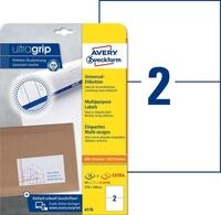 Avery Zweckform Etiketten 60 AVERY Zweckform Etiketten 6176 wei&szlig; 210,0 x 148,0...