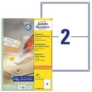 Avery Zweckform Etiketten 200 Etiketten L4734REV-100 wei&szlig; 199,6 x 143,5 mm