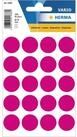 HERMA Moderationskoffer Herma Farbpunkte permanent haftend &Oslash; 19 mm pink 100 Etik.