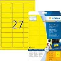 HERMA Etikett Herma Signal-Etiketten stark haftend wetterfest 63,5 x 29,6 mm Folie