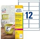 Avery Zweckform Etiketten Etiketten 99,1x42,3mm wetterfest abl&ouml;sbar Laser/Copy