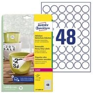 Avery Zweckform Etiketten 960 wetterfeste Folienetiketten L4716REV-20 wei&szlig;...