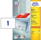 Avery Zweckform Etiketten AVERY Zweckform Universal-Etiketten, 210 x 148 mm, wei&aacute;,