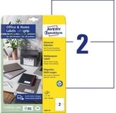 Avery Zweckform Etiketten Universal-Etiketten ultragrip 210x148 mm VE=20...