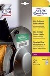 Avery Zweckform Etiketten Folien-Etiketten ultra-resistent 63,5x33,9mm VE=10