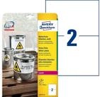 Avery Zweckform Etikett L4717-20 L4717-20 Folienetiketten - 210 x 148 mm wei&szlig;...