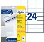 Avery Zweckform Etiketten Universal-Etiketten ultragrip 70x37 mm VE=240 Etiketten /