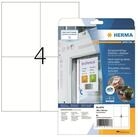 HERMA Etikett Herma Etiketten stark haftend 105 x 148 mm Folie weiss wetterfest 20