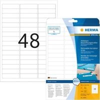 HERMA Etiketten HERMA Beschriftungsstreifen abl&ouml;sbar 1200 St&uuml;ck 63,5x16,9mm 25