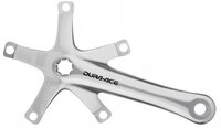 Shimano Fahrradkurbel SHIMANO Kurbelgarnitur DURA-ACE TRACK FC-7710 167,5 Silber -