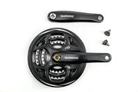 Shimano Fahrradkurbel Shimano Fahrrad Kurbel Garnitur ALTUS FC-M311 48-38-28 Z&auml;hne