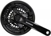 Shimano Fahrradkette FC-TY501 Kurbelgarnitur Logo 42x34 Z&auml;hne Fahrrad-Antrieb