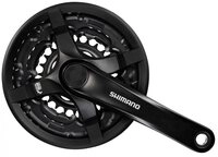 Shimano Fahrradkurbel SHIMANO Kurbelgarnitur TOURNEY FC-TY501 - 6-fach, 7-fach,