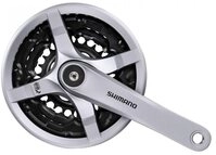 Shimano Fahrradkurbel SHIMANO Kurbelgarnitur TOURNEY FC-TY501 Kurbelgarnitur -