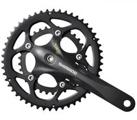 Shimano Fahrradkurbel SHIMANO Kurbelgarnitur FC-R345 9-fach 170 mm 50-34 Z&auml;hne
