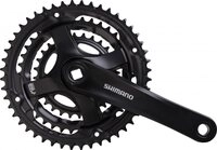 Shimano Fahrradkurbel SHIMANO Kurbelgarnitur TOURNEY FC-TY501 - 6-fach, 7-fach,