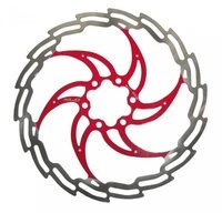 XLC Scheibenbremse XLC Bremsscheibe BR-X02 &Oslash; 160/1,8mm, silber/rot, 97g
