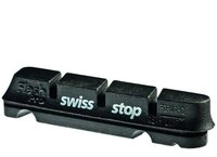SwissStop Felgenbremse SwissStop FlashPro Bremsbel&auml;ge Aluminium Black -...