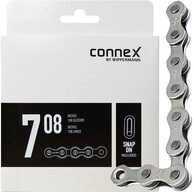 Connex Fahrradkette Connex Kette 708 1-fach, Nickel 108 Glieder, silber