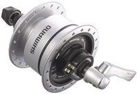 Shimano Laufrad SHIMANO Nabendynamo NEXUS DH-C3000-1N 6V/1,5W Silber - effizienter