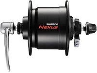 Shimano Laufrad SHIMANO Nabendynamo NEXUS DH-C3000-3N Nabendynamo - 3000-3, Schwarz