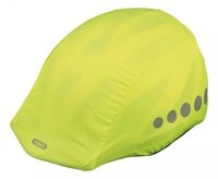 ABUS Fahrradhelm ABUS Regenkappe Neongelb - wasserabweisend,...